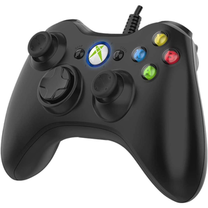 Xbox360 kablolu denetleyici için HiCyber PC PC360 Gamepad titreşimli özelliği ile buhar siyah Myth Goku Joystick & Gamepad - Product Image 1