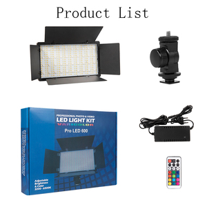 LED U600 U800 RGB LED Video işığı profesyonel fotoğrafçılık işık dim stüdyo canlı akışı fotoğraf canlı fotoğrafçılık için - Product Image 4