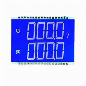Pantalla LCD personalizada Pantalla táctil LCD de 7 segmentos Pantalla LCD personalizada para temperatura y humedad
