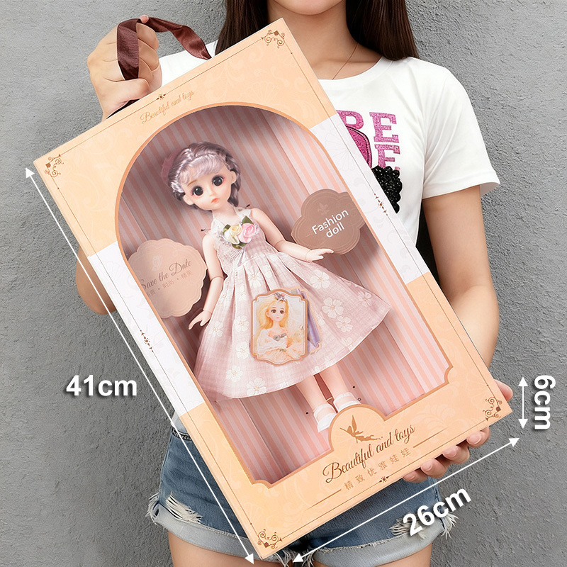 Caja portátil de 41 cm - Blanca - Muñeca de 30 cm