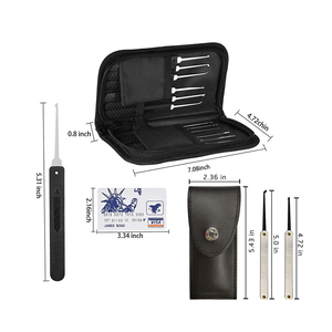 ชุดอุปกรณ์ล็อกประตูแบบใสคุณภาพสูงมาใหม่ทนทานปลดล็อคด้วยกุญแจ - Product Image 3