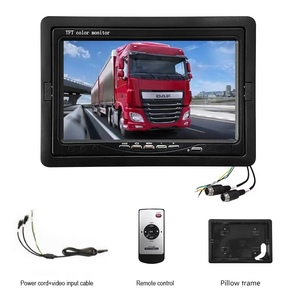 SeemeTech 7-Inch Vehicle Universal Split-Screen <strong>LCD</strong> Screen <strong>Display</strong> Truck Bus Monitor Vehicle Monitor - Product Image 2