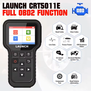 Herramienta de diagnóstico LAUNCH X431 CRT5011E OBD2, programación de Sensor TPMS de energía de batería, escáner de presión de neumáticos de 433/315Mhz, garantía de 1 año