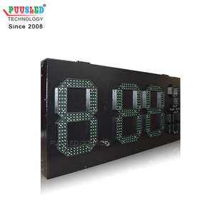 Kunden spezifische LED-Gaspreis Bildschirm Werbung Player 7 Segmente Preis anzeige LED Öl Tankstelle Zeichen mit RF-Fernbedienung - Product Image 5