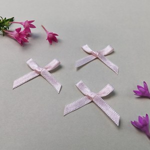 <strong>Custom</strong> LOGO Printed <strong>Elastic</strong> <strong>Loop</strong> Grosgrain Ribbon <strong>Bow</strong> Pre-Made for Christmas Gift Boxes Underwear Accessories Satin Ribbon <strong>Bow</strong> - Product Image 2