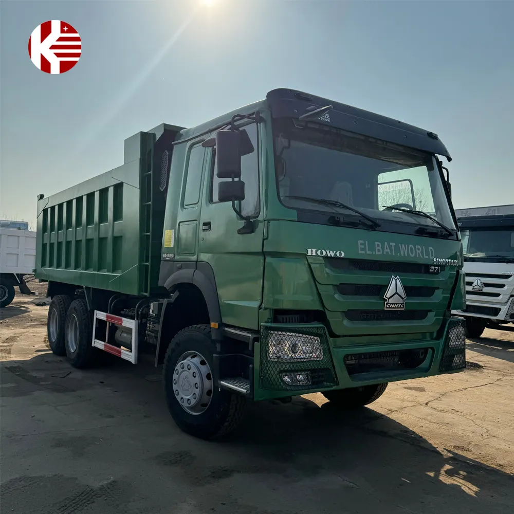 High Quality Sinotruk Howo 6x4 10 Tires Euro2 375Hp 420hp Tipper Trucks Load 40Tons Soil Sand Stone Coil Mining Dump Truck