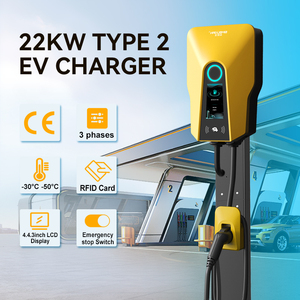 Simsukian Electric Vehicle Home Fast EV Charger 7kw Wall-mounted 32a Type 2 Charging Station LED Screen Display - Product Image 2