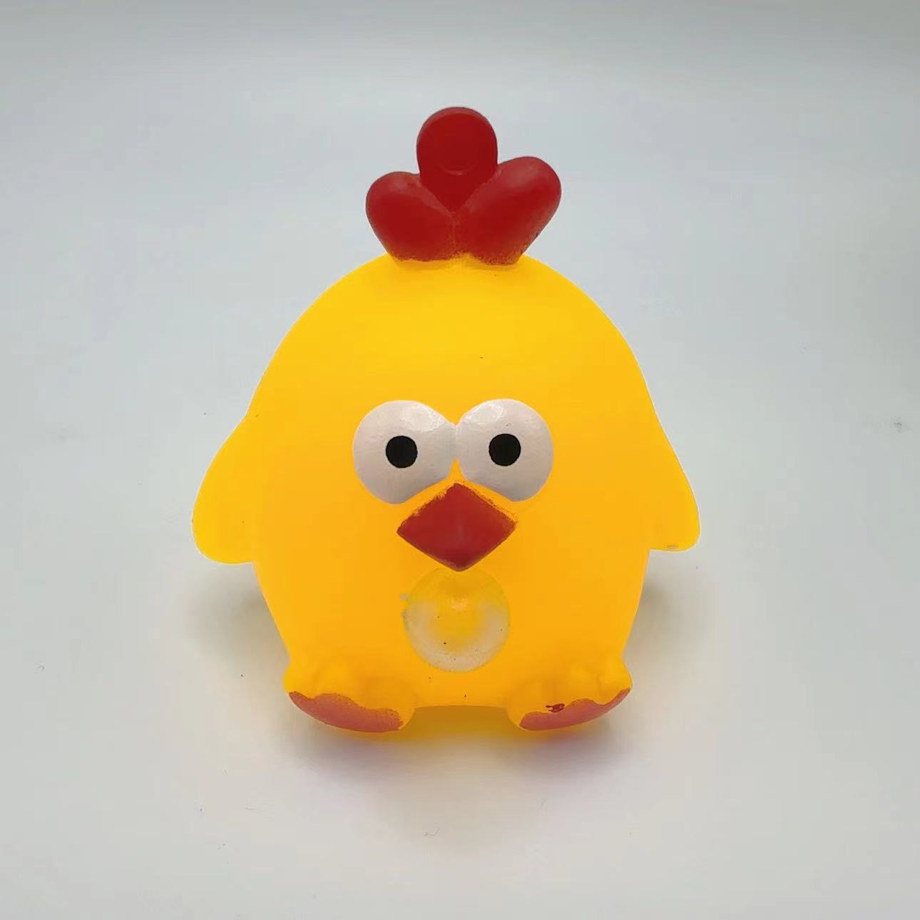 Bol poulet crache bulles 8cm (PP sac d'emballage)