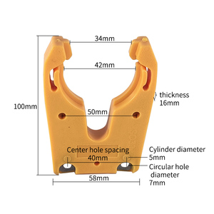 ISO30彫刻機アクセサリーABS防炎ゴムCNCスピンドル自動工具交換ホルダークランプツールホルダー - Product Image 3