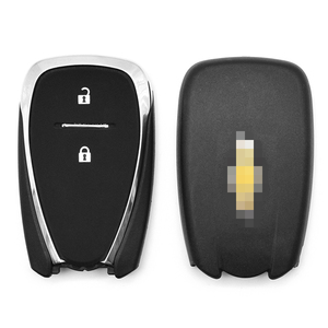 C-hevrolet copertura chiavi del veicolo 2 pulsanti per auto involucro del telecomando con Logo pieghevole custodia per chiave vuota auto