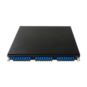 24-Port-Glasfaserverteilungsrahmen Schubladen typ Rack montage ODF FTTH GPRS-Netzwerk Glasfaser-Patch feld TCP/IP-Verbindung - Product Image 1