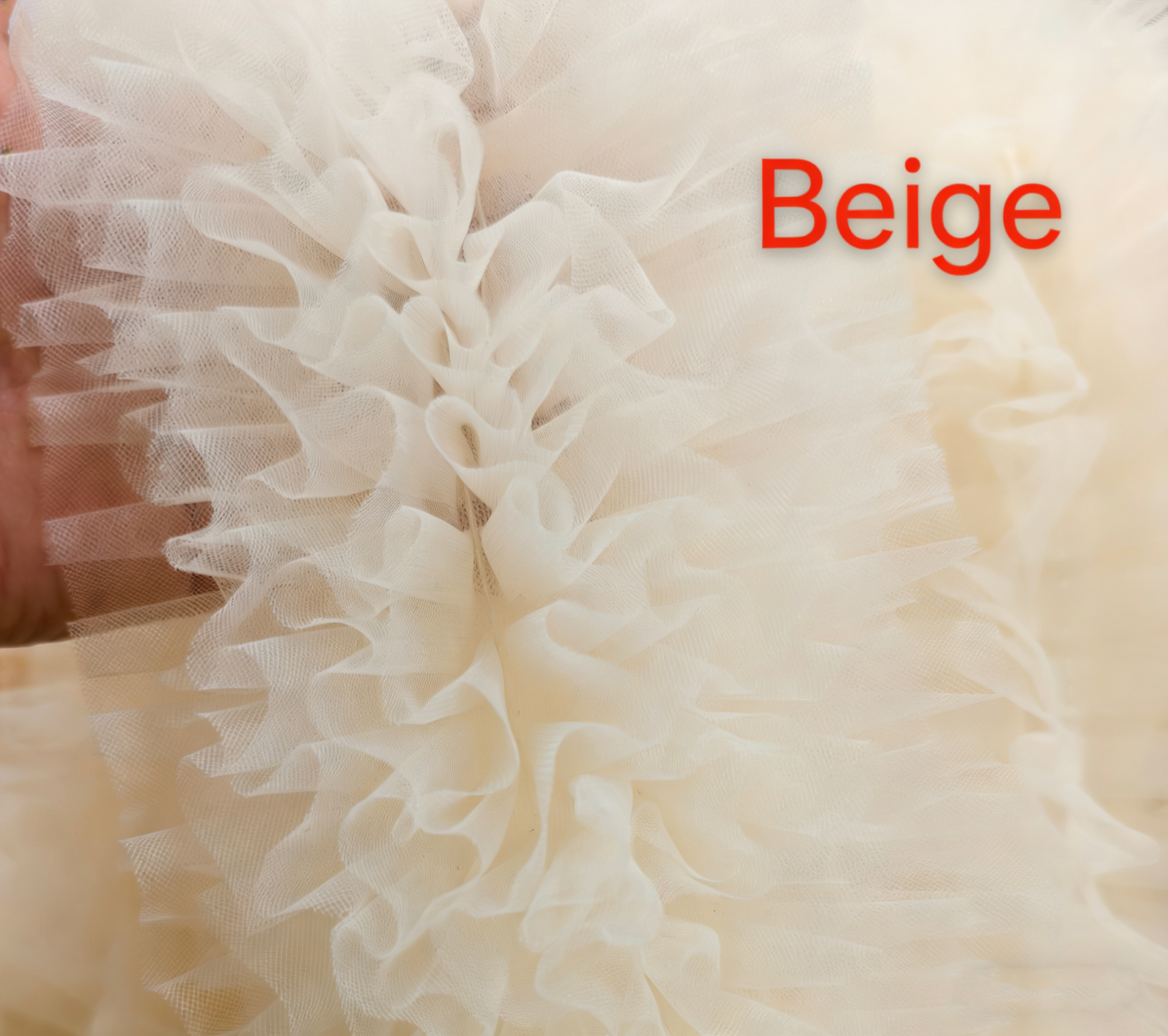 Beige (12 cm de large * 6 rangées)