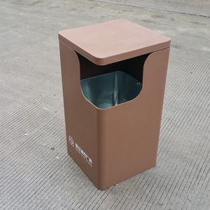 Cubo de basura de alta calidad, contenedor de basura reciclable de acero inoxidable, Cubo de reciclaje de basura sanitaria para reciclaje de oficina para Hotel - Product Image 1