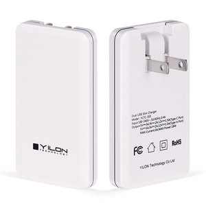 <strong>Input</strong>:100-240V,50-60HZ,0.6A <strong>Output</strong>:5V/3A, 9V/2.22A,12V/1.67A US Plug Power 20W Flat Wall Charger - Product Image 2