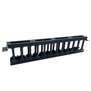 KEXINT 1U 19 inç ağ telefon hattı yöneticisi 12 dişli 24 Port kablo yönetim rafı - Product Image 4
