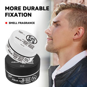 OEM etiket kenar kontrolü için yüksek kaliteli saç şekillendirici jel Salon güçlü tutun saç vaksı Retro kokulu tahriş edici olmayan pomad & balmumu - Product Image 3