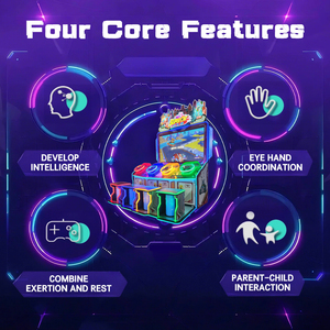 Fungpark เครื่องเกมอาเขตรถแข่งจำลอง4ผู้เล่นดีไซน์ใหม่เครื่องเกมหยอดเหรียญรับประกัน1ปีทำจากโลหะภาษาอังกฤษ - Product Image 4