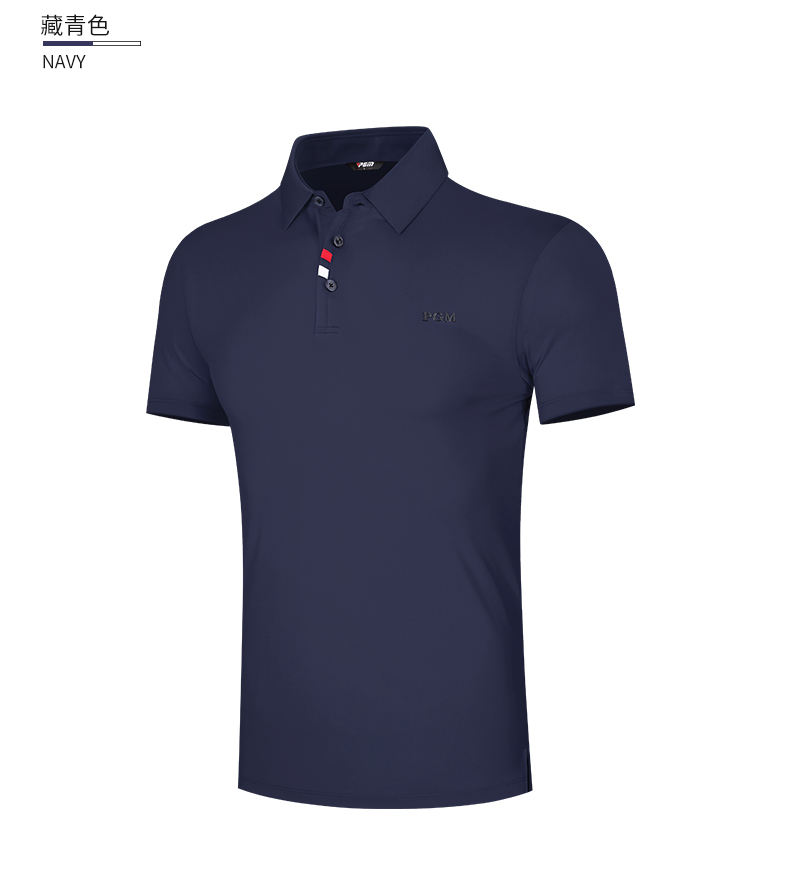 Áo sơ mi golf polo nam PGM YF441 polyester spandex áo sơ mi golf hiệu suất thời trang
