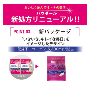 คอลลาเจน OEM ODM คอลลาเจนจากทะเลให้ความกระจ่างใสเพิ่มความแวววาวและปรับแต่งให้เรียบเนียนด้วยการสร้างแบรนด์ของคุณ - Product Image 5