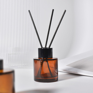 Luxury Essential Oil Aromatherapy Diffuser Bottle 50ml 100ml Empty Glass with Reed <strong>Perfume</strong> Sticks Screw Cap Sealing - Product Image 2