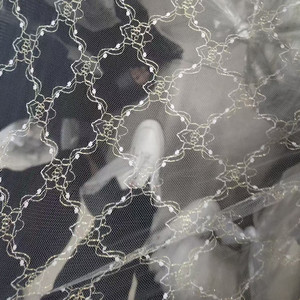 Siêu Mỏng Polyamide Sợi Ren Vải Đánh Cá Mô Hình Lưới <span class=keywords><strong>Nylon</strong></span> Vải Cho Ăn Mặc - Product Image 4