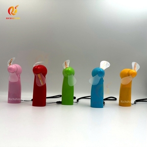 Оптовая продажа, светодиодный портативный вентилятор с USB-зарядкой, мигающий вентилятор с программируемым текстом для рекламных мероприятий и рекламы - Product Image 3