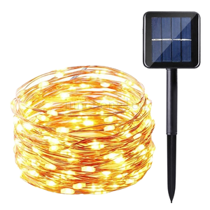 TSINYE LED Solar Waterproof Christmas <strong>String</strong> <strong>Lights</strong> with <strong>Remote</strong> <strong>Timer</strong> 8 Modes Copper Wire LED Solar Fairy <strong>String</strong> <strong>Light</strong> - Product Image 4