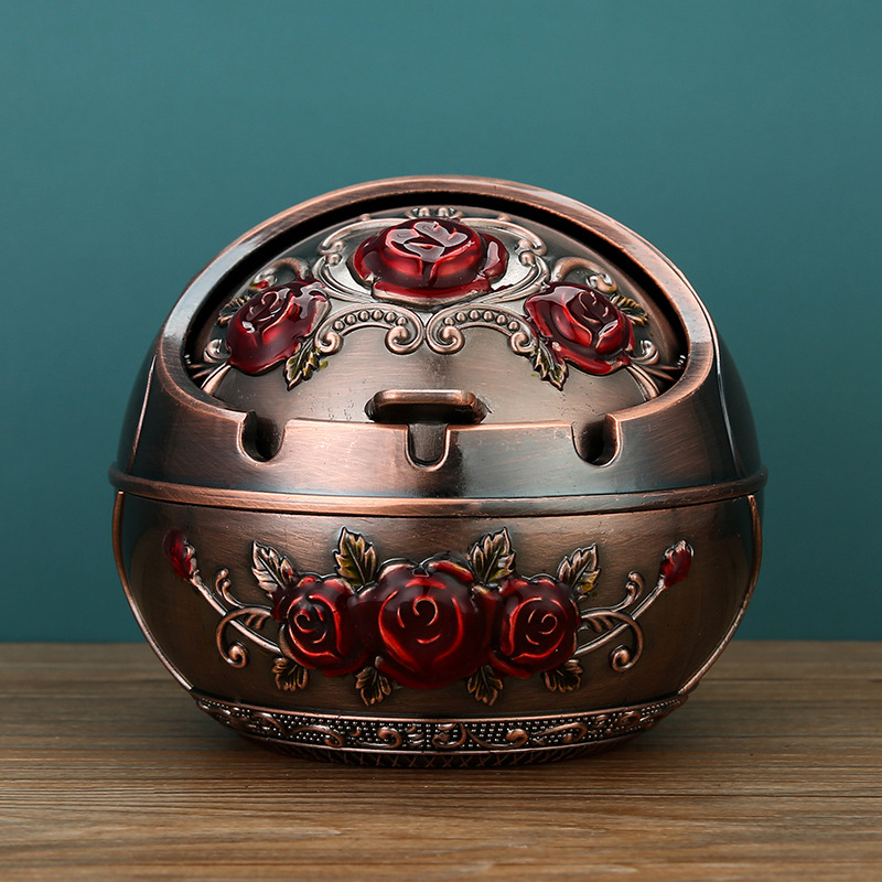 Fleur rouge cuivré