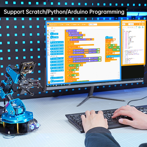 Hiwonder xArm AI supporta gratta e vinci Python Arduino sensore di espansione Desktop braccio del Robot con interazione vocale visione AI