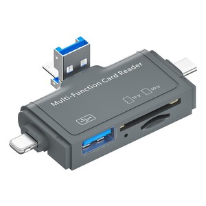 USB 7-in-1 Type-C OTG3.0 lettore di schede multifunzione installazione esterna telefono cellulare Android e Computer Companion - Product Image 4