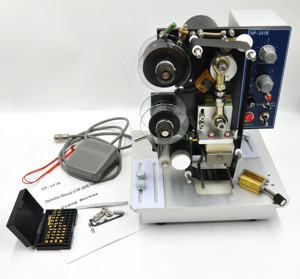 Semi-automatico di incontri macchina HP-241B data di scadenza macchina di stampaggio a caldo timbro macchina per la stampa della data di scadenza - Product Image 1