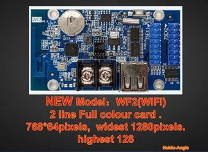 Красочный светодиодный экран WIFI контроллер HuiDu HD-WF1 WF2 WF4 для HUB75 P10 P8 P6 P5 полноцветный светодиодный модуль - Product Image 3