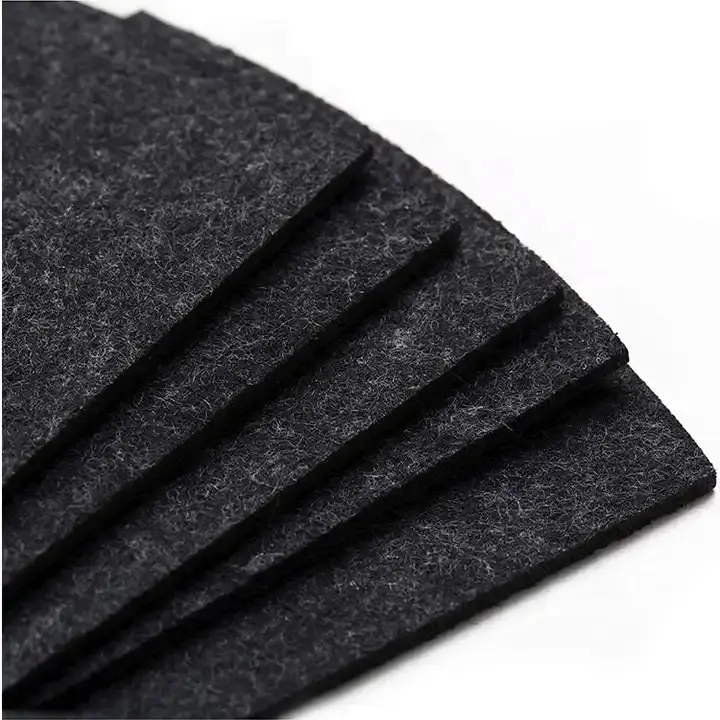 Chuyên nghiệp mới đến 400g không dệt tùy chỉnh 30% Polyamide thêm với 70% Polyester chất lượng cao màu đen cảm thấy