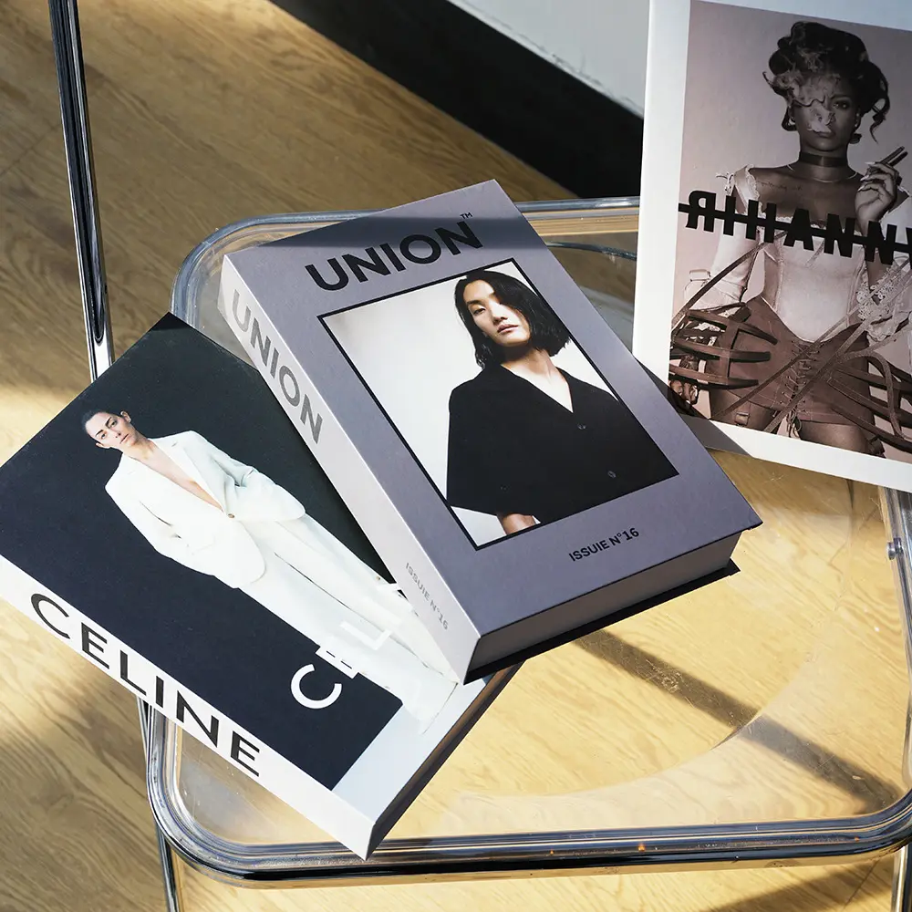 Individueller Hardcover-Druck Heimdekor Bücher für Ausstellung blanke Seiten Journal Mode Designer Buchset