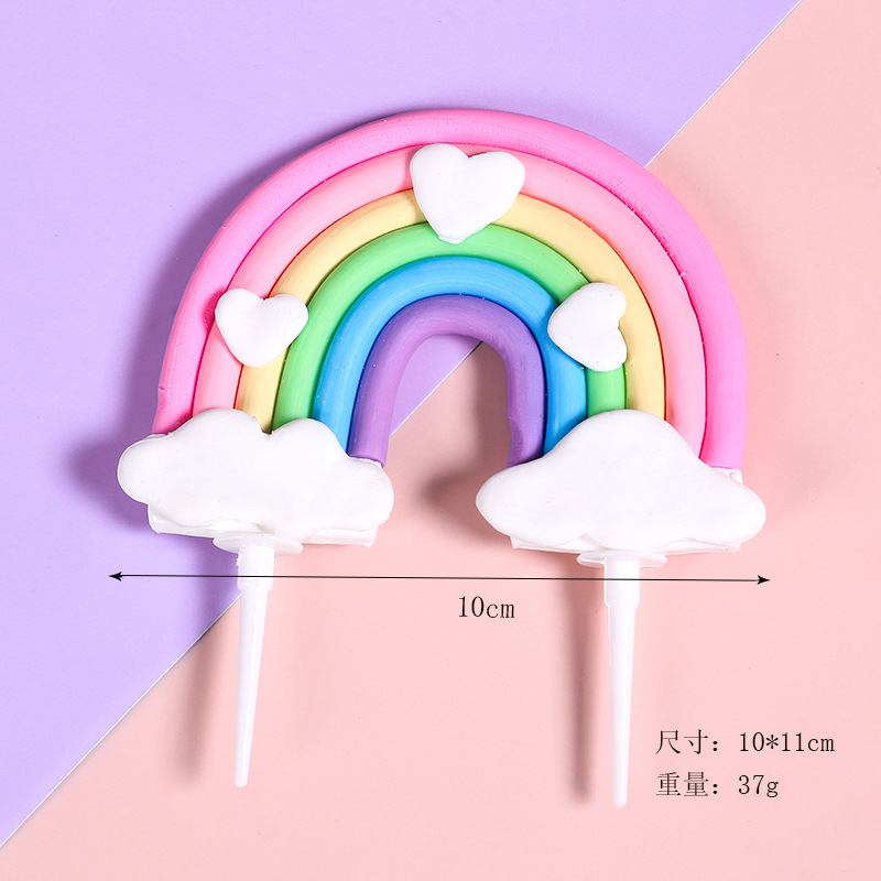 Love polymer clay rainbow