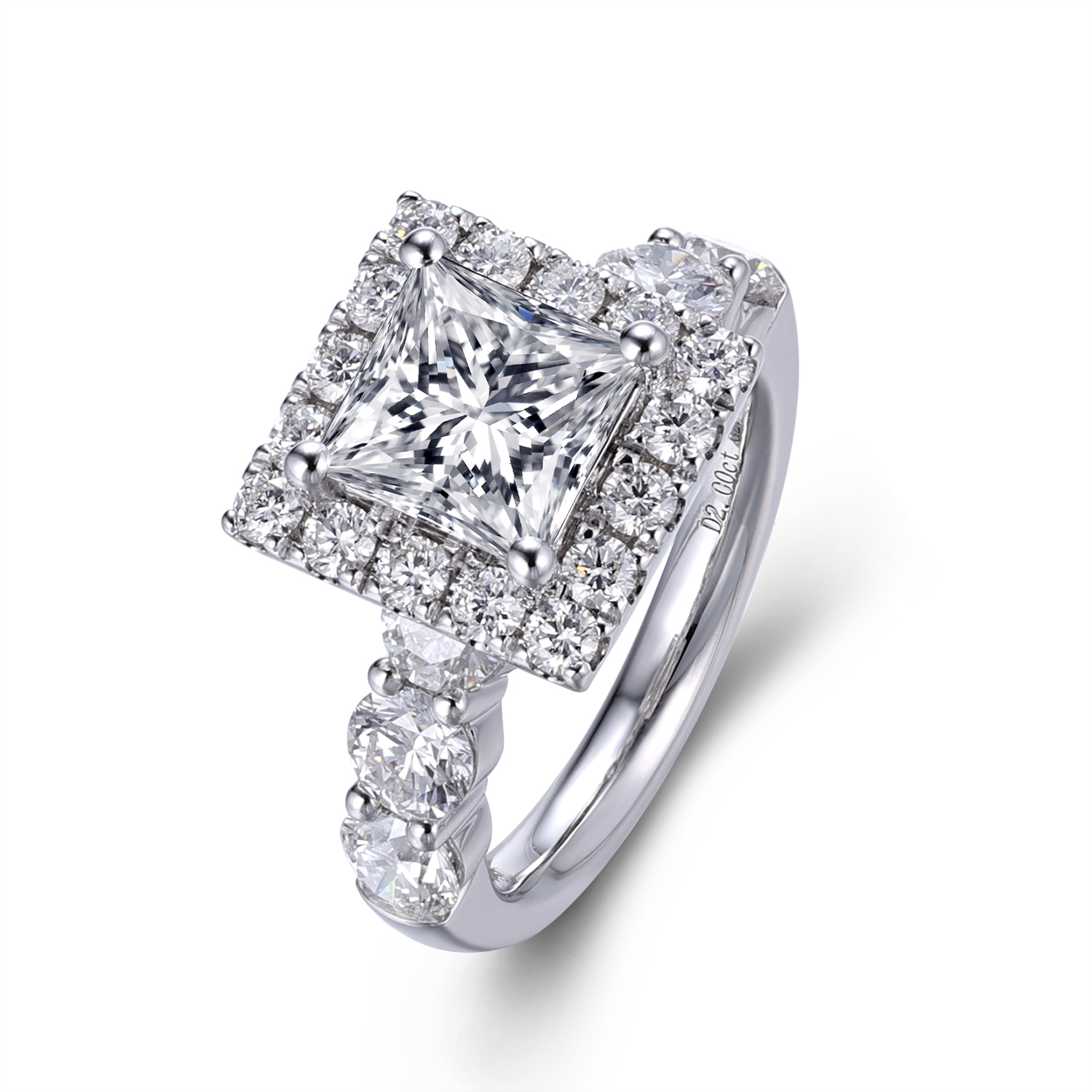 18K White Gold