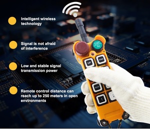 Vendita calda industriale Radio telecomando di alta qualità materiali plastici con codice di rotolamento a lungo raggio telecomando di sollevamento - Product Image 6