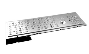 <strong>Big</strong> <strong>Keyboard</strong> Waterproof Stainless Steel Metal <strong>Keyboard</strong> Numeric Embedded <strong>Keyboard</strong> with Trackball - Product Image 2