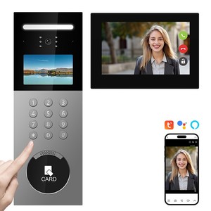 Sistema de intercomunicación de timbre de video inteligente de 7 pulgadas Edificios de apartamentos múltiples Tuya Control DE ACCESO Cámara CCTV a color Conectividad Wifi - Product Image 2