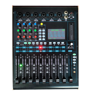 <strong>Pro</strong> Audio Digital <strong>Mixer</strong> 12 Channels Input +48V Phantom Power 3.2\&quot; TFT Touch Screen Windows PC/iPad Wireless Connected PA Sound