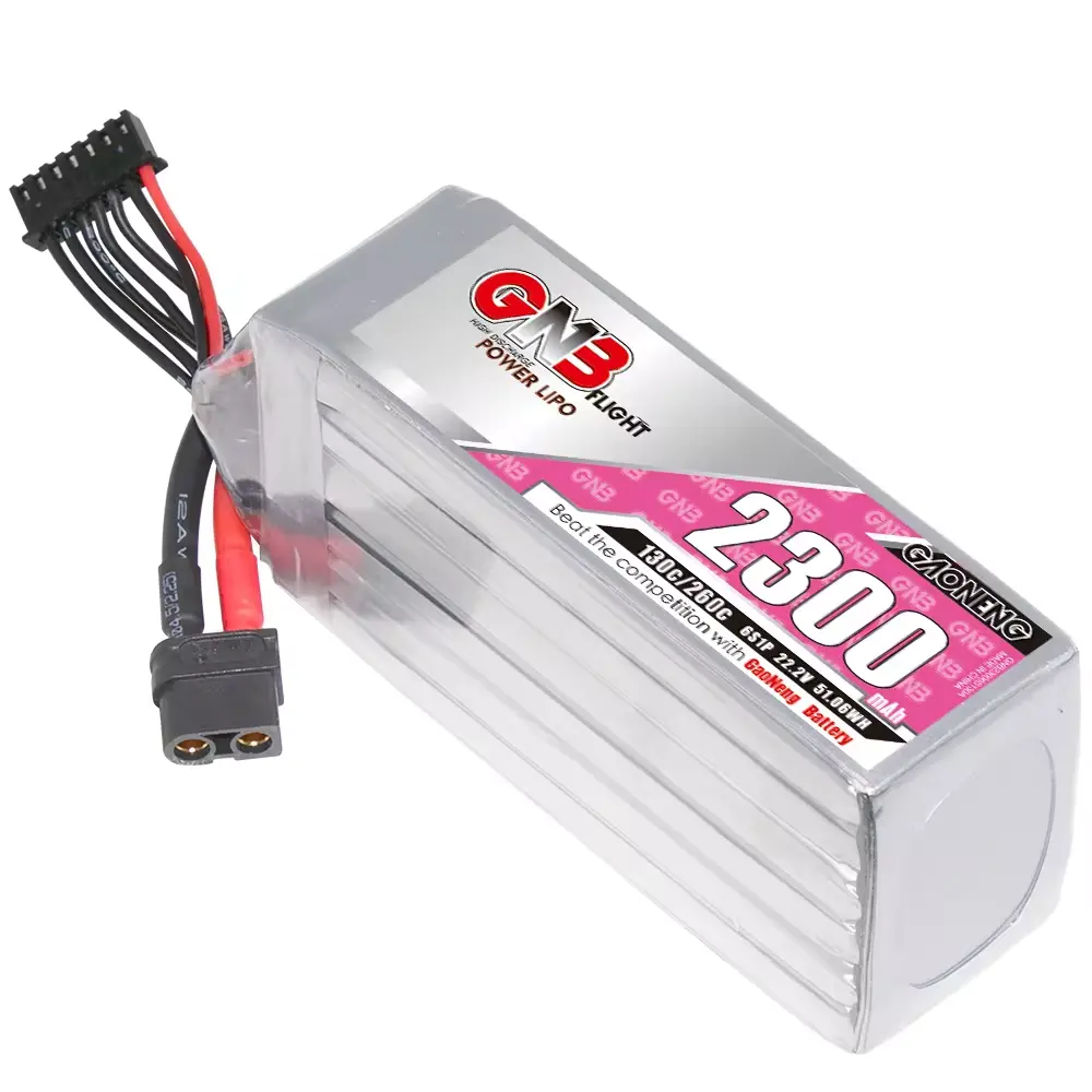 2300mah 6s 22.2v 130c Xt60 Rc Lipo Batterie Brushless Drone Lame Scimitar Lrx Quad Align Rc Avion Edf Jet Vol Gnb Gaoneng