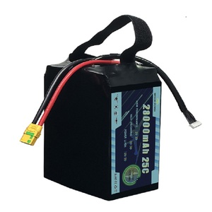 Hv lipo 12s 44.4v 45.6v v 28000mah 12s1p עבור מטען סקר אווירי סקר אווירי ביקורת כטב "מים חקלאיים - Product Image 1