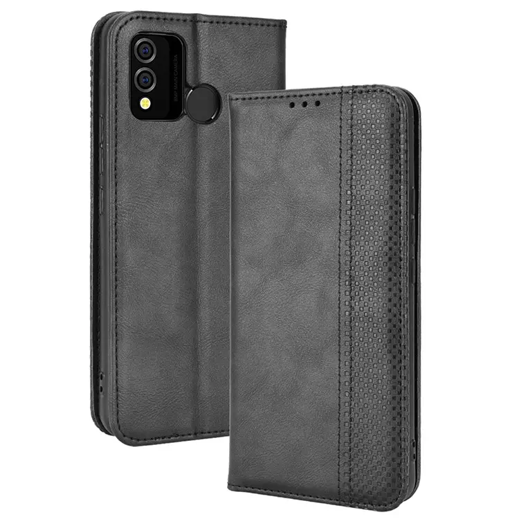 Acessórios do telefone móvel PU Leather Wallet Phone Case para BLU J9L Foldable Flip Phone Cover Coques BLU Case
