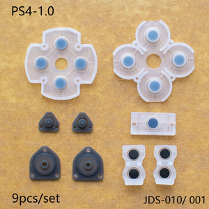 Venta directa de fábrica PS4 controlador adhesivo conductor PS4 botón almohadilla de goma suave almohadilla de silicona suave blanca accesorios de juego - Product Image 4