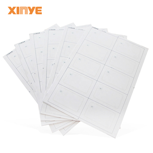 Sheet Layout 13.56mhz Rfid <strong>Mifare</strong> <strong>A4</strong> 2*5 3*8 4*4 5*5 RFID PVC Card Prelam for Game Card Loyalty Card - Product Image 2
