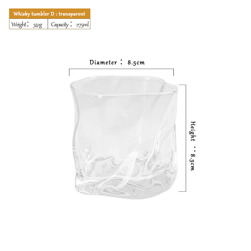 Gobelet à whisky transparent D