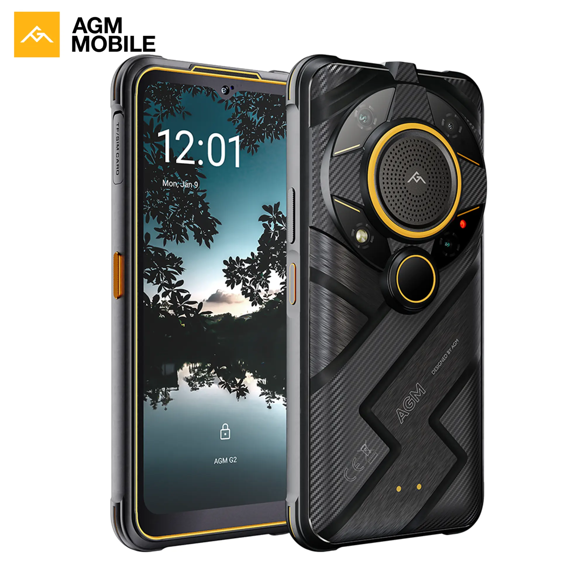 [Listo para enviar] AGM G2 Pro Top Cámara térmica Doble SIM Teléfonos celulares de gama alta Proveedores verificados Teléfono celular teléfono inteligente resistente