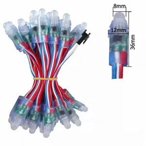 Colorful Waterproof Festival 5V Strip Lamp <strong>Programmable</strong> Diffused Digital Automatical WS2811 IC <strong>Led</strong> 12mm RGB Pixel Light <strong>String</strong> - Product Image 2