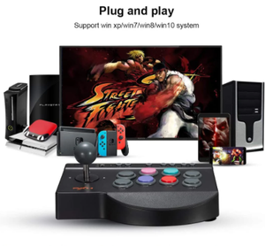 2022อาเขตต่อสู้ถนนจอยสติ๊กควบคุมสำหรับสวิทช์ PS3 Ps4 Xbox สวิทช์เกมนักรบ