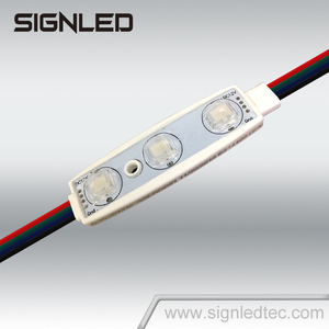 Полноцветный RGB RGBW SPI ws2811 Светодиодный модуль 24 в 3 шт. 5050 0,72 Вт 24 В DMX 12 В светодиодный пиксельный модуль